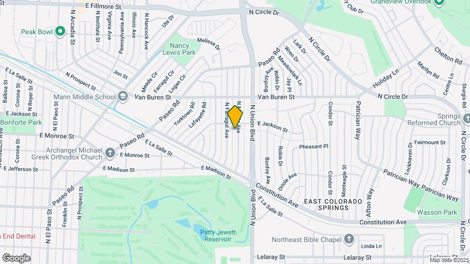 2326 N Meade Ave Map and Location Details