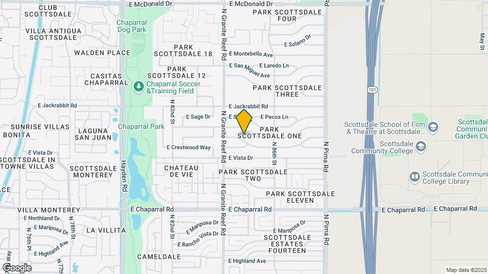8444 E Plaza Ave Map and Location Details