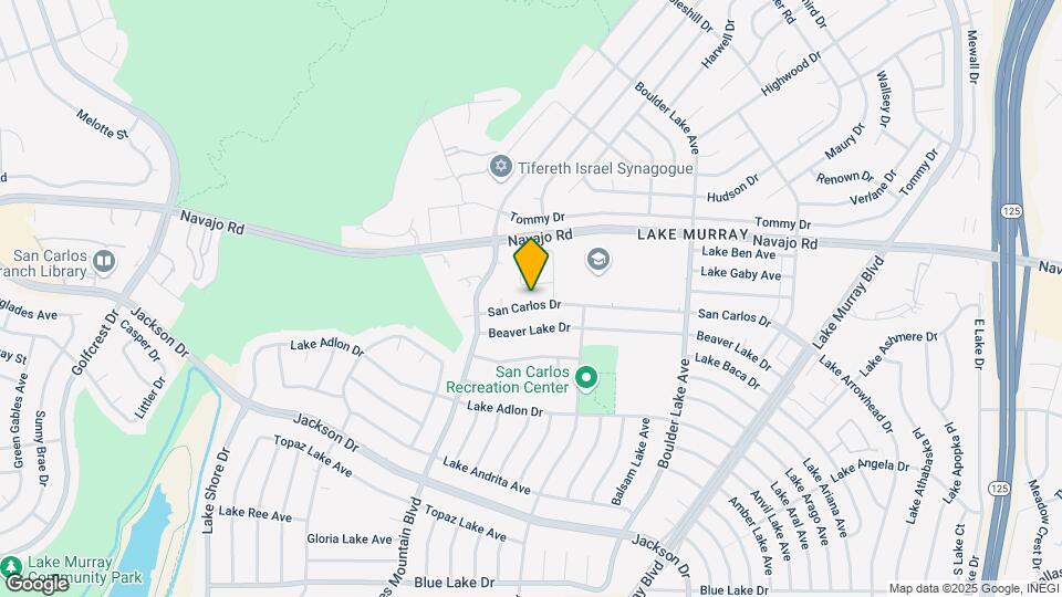 7964 San Carlos Dr Map and Location Details