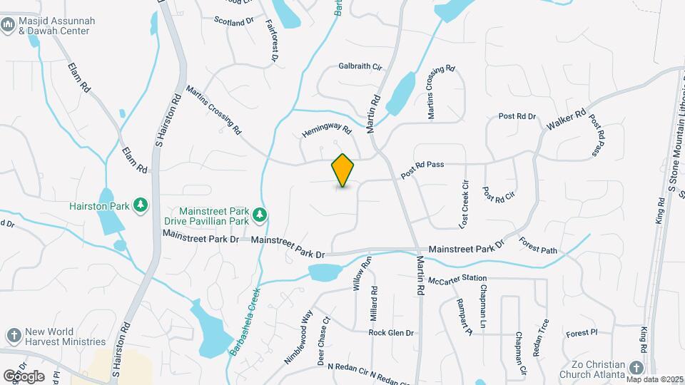 815 Post Ridge Terrace Map and Location Details