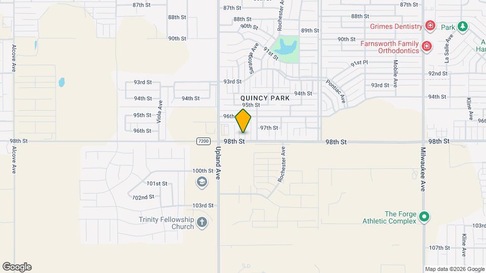 9712 Saratoga Ave Mapa y Detalles de la Ubicación
