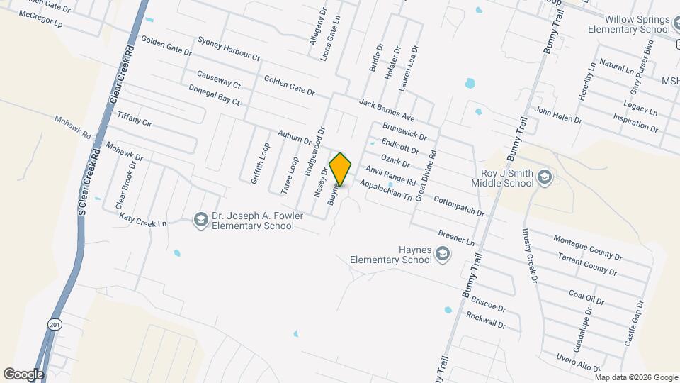6212 Blayney Dr Map and Location Details
