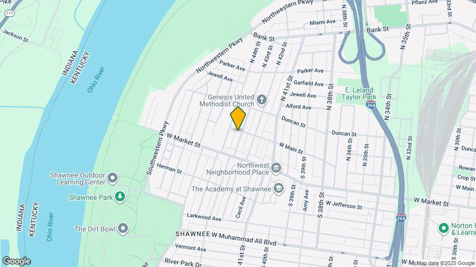 102 S 43rd St Map and Location Details