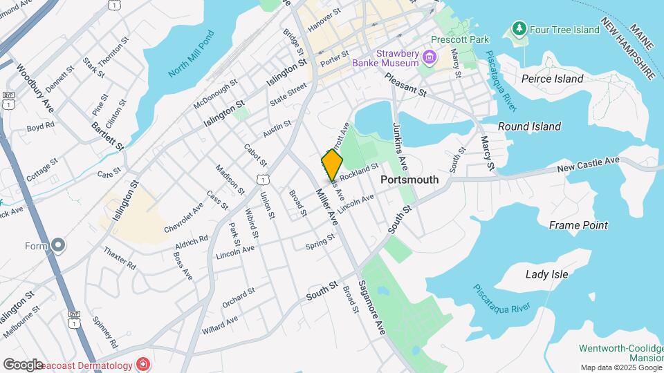 204 Rockland St Map and Location Details