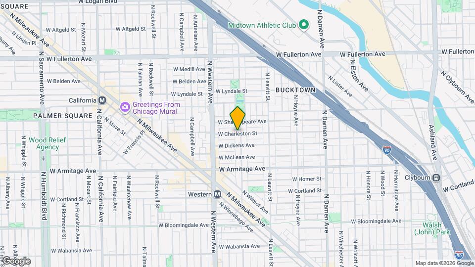 2305 W Charleston St Map and Location Details