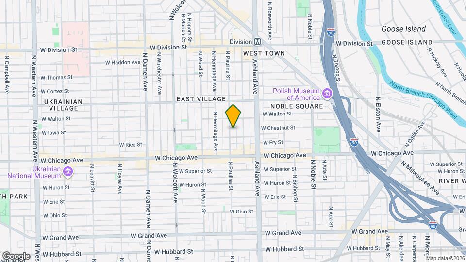 857 N Paulina St, Unit 3 Mapa y Detalles de la Ubicación