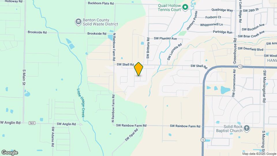 3802 SW Osprey Dr Map and Location Details
