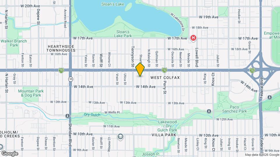 1443 Stuart St Map and Location Details