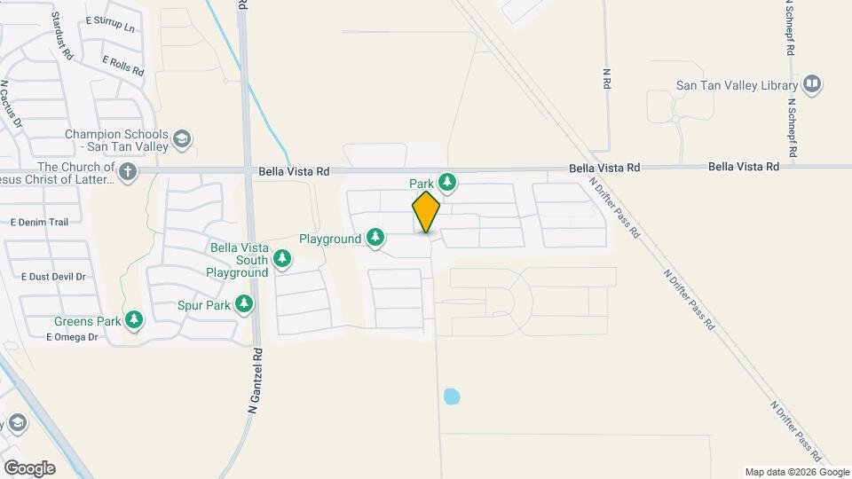 2857 E Denim Trail Map and Location Details