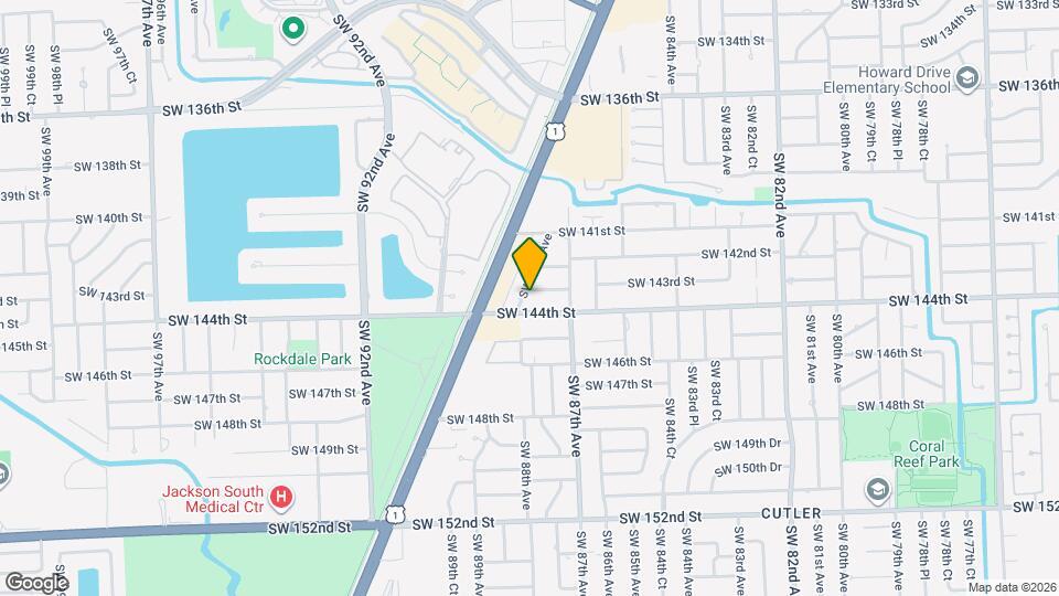 8772 SW 143rd St Map and Location Details