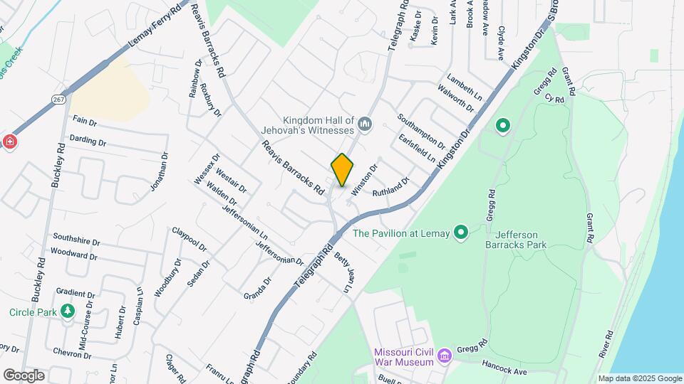2520 Telegraph Rd, Unit 2520 - C Map and Location Details