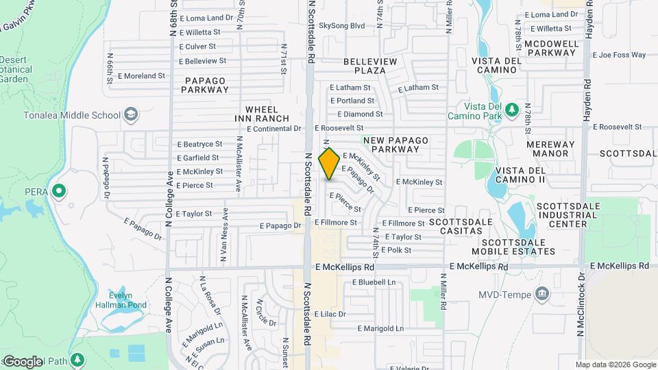 7225 E Villa Way Map and Location Details