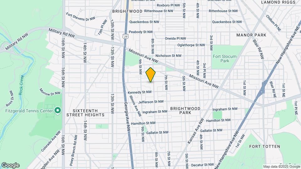 806 Longfellow St NW Map and Location Details