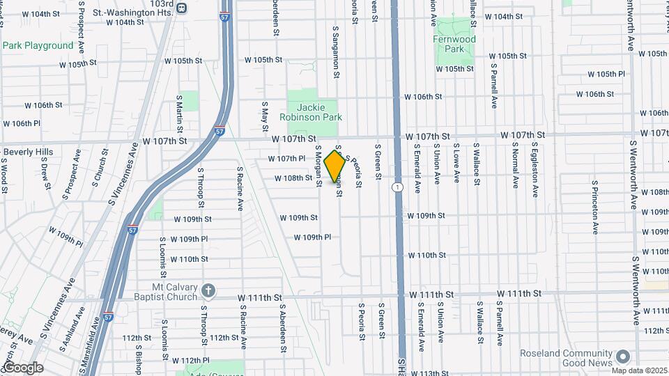10814 S Sangamon St Map and Location Details