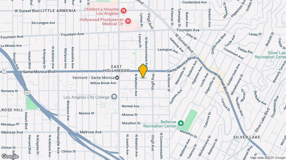 4441 1/4 Willow Brook Ave Map and Location Details