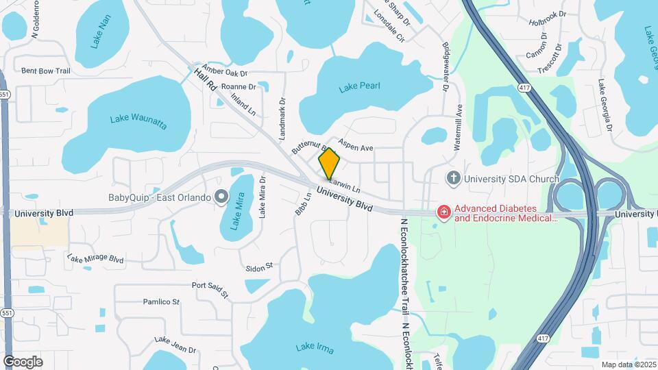 8670 Larwin Ln Map and Location Details