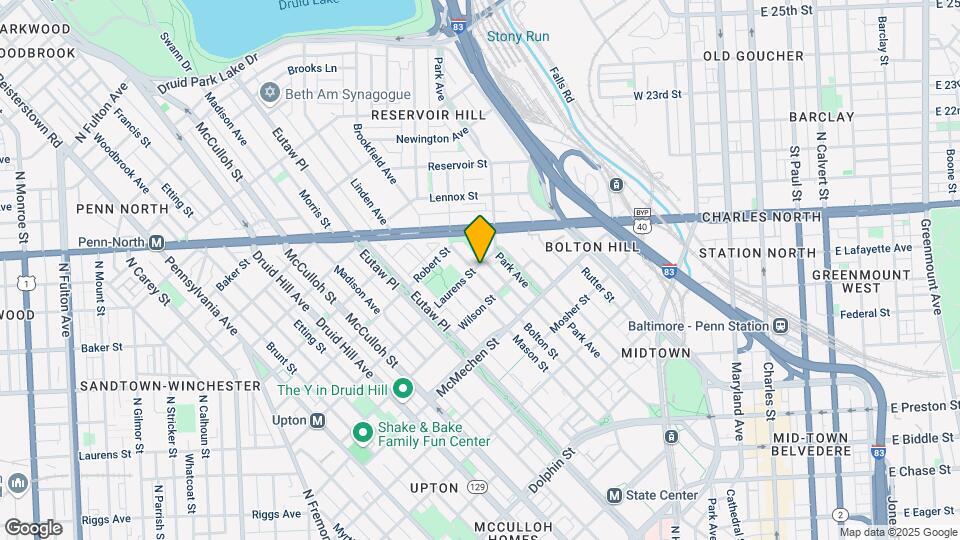 1735 Bolton St Map and Location Details