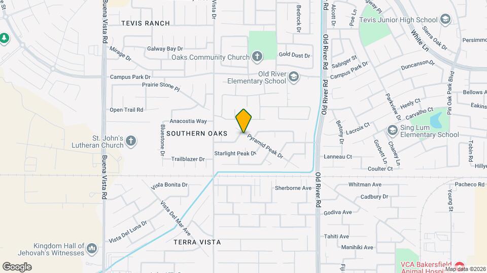 10213 Pyramid Peak Dr Map and Location Details