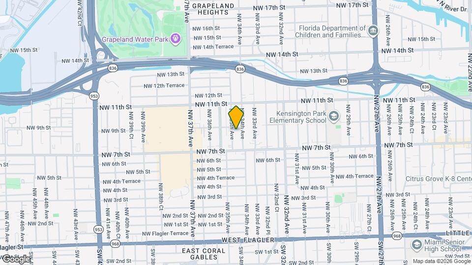 831 NW 35th Ave Map and Location Details