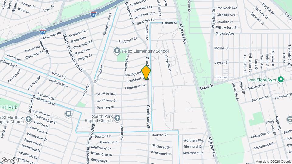 5967 Southtown St Map and Location Details