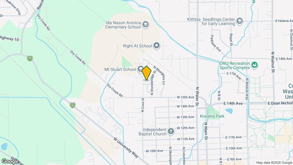 613 W 16th Ave Map and Location Details