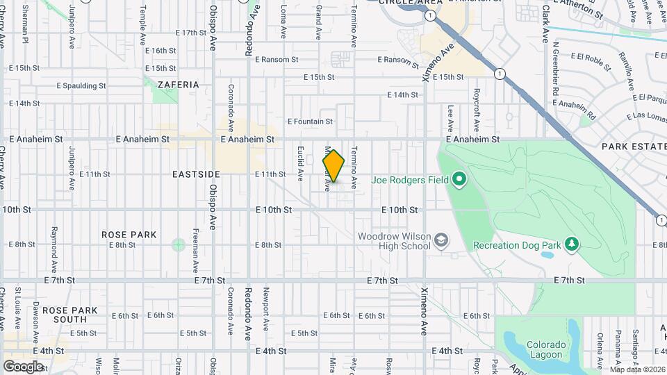 1060 Mira Mar Ave Map and Location Details