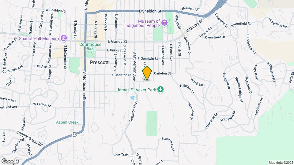 323 S Virginia St Map and Location Details