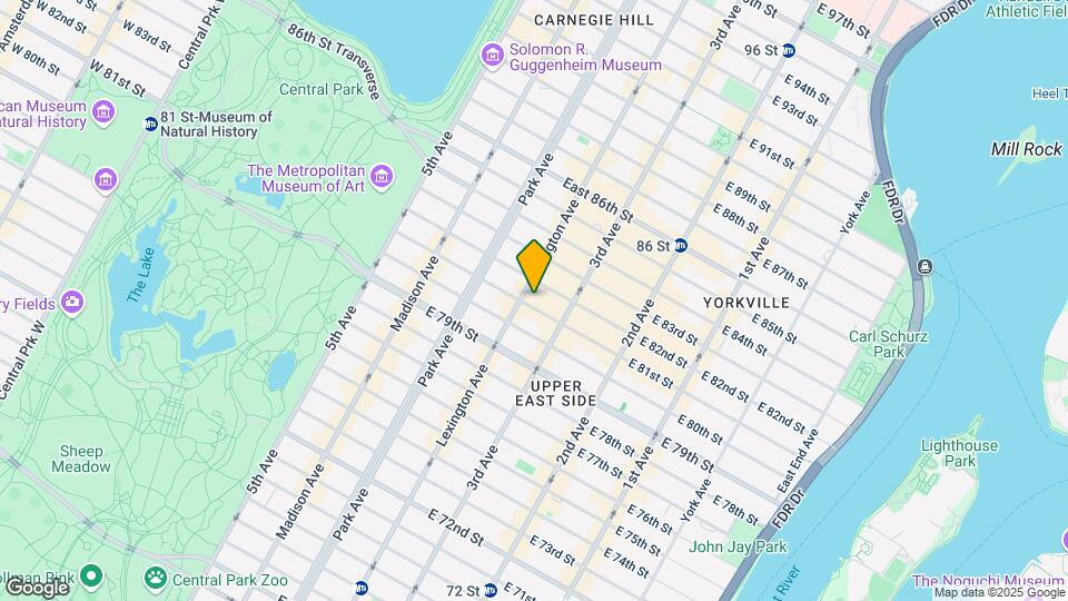147 E 81st St Mapa y Detalles de la Ubicación
