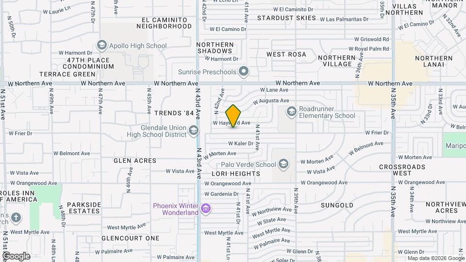 4150 W Frier Dr, Unit 603 Map and Location Details