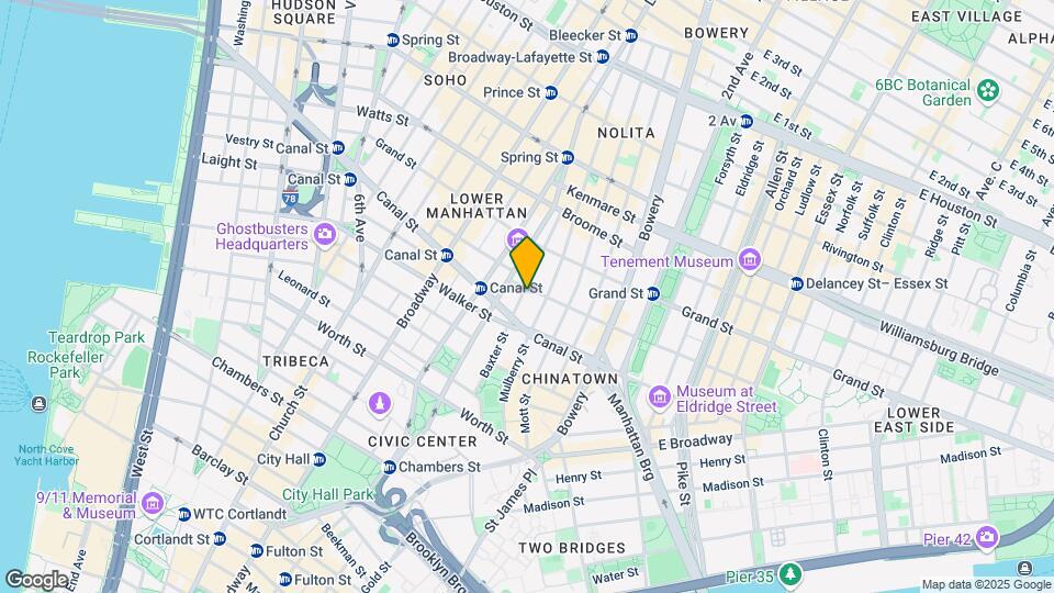 123-129 Baxter St Mapa y Detalles de la Ubicación