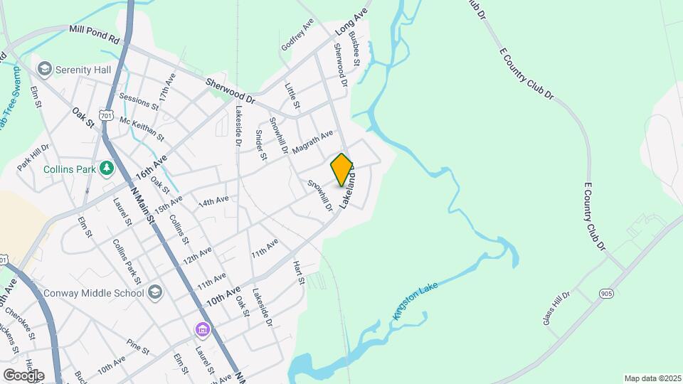 206 Lakeland Dr Map and Location Details