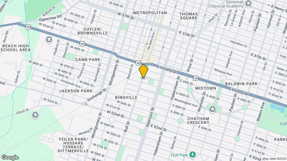 2910 Bull St Map and Location Details