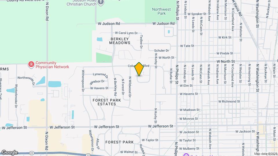 1114 Ruddell Dr Map and Location Details