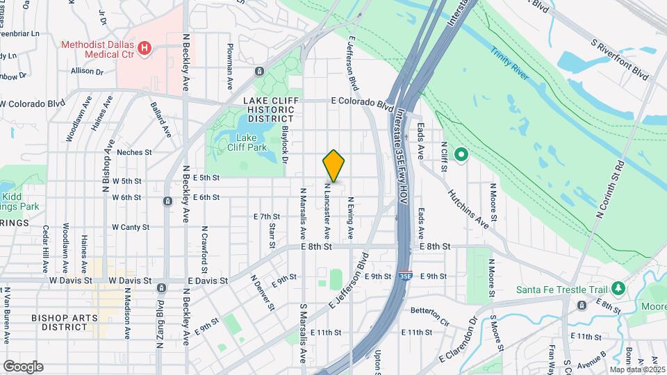 512 N Lancaster Ave Map and Location Details