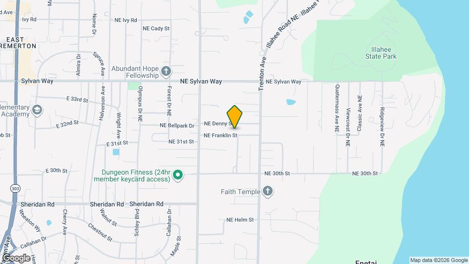 2506 NE Franklin St Mapa y Detalles de la Ubicación