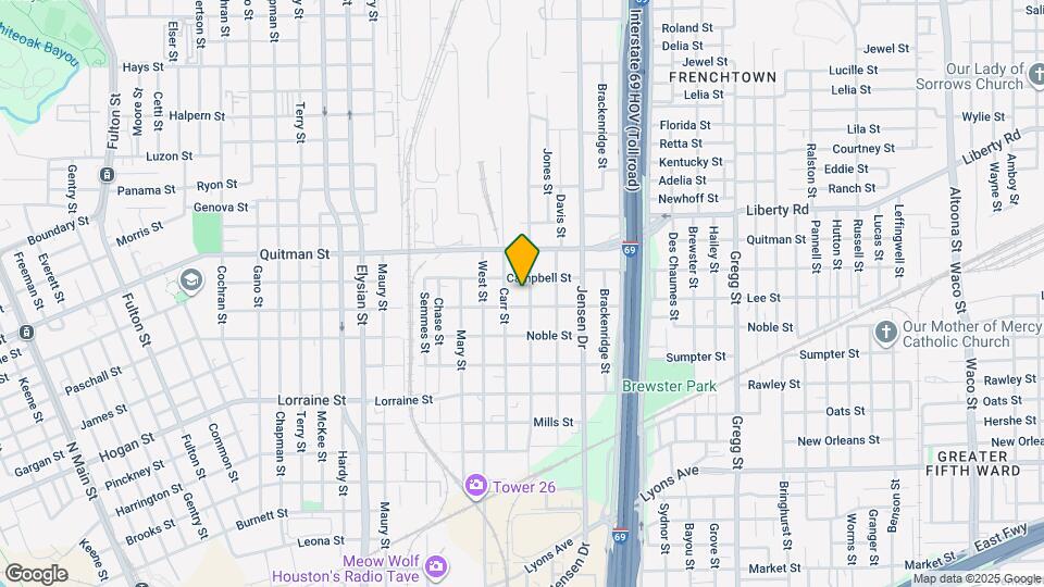 2207 Stevens St Mapa y Detalles de la Ubicación