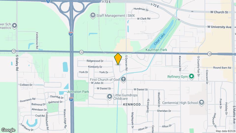 601 Ridgewood Ct Map and Location Details