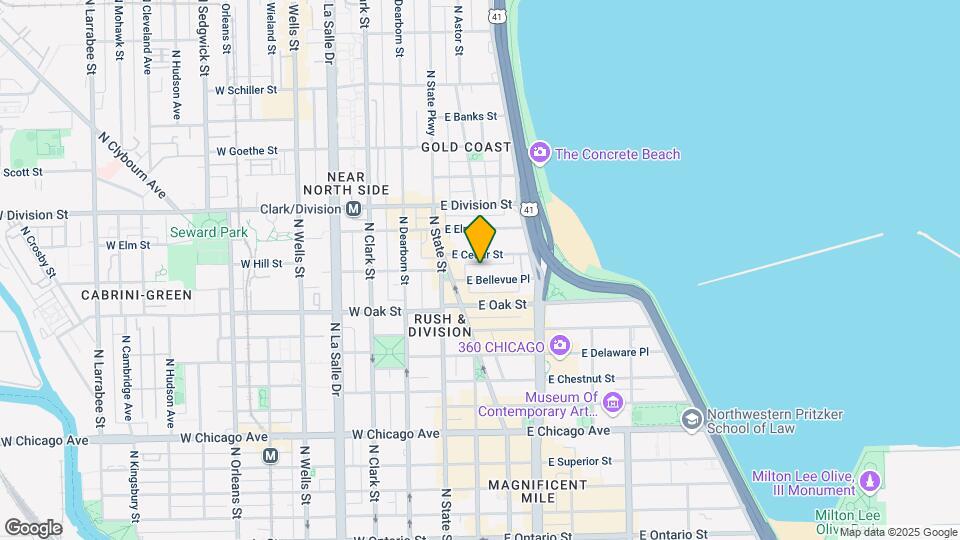 50 E Bellevue Pl Mapa y Detalles de la Ubicación