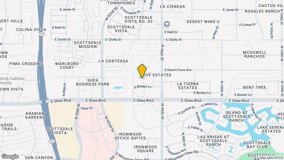 9450 E Becker Ln Mapa y Detalles de la Ubicación