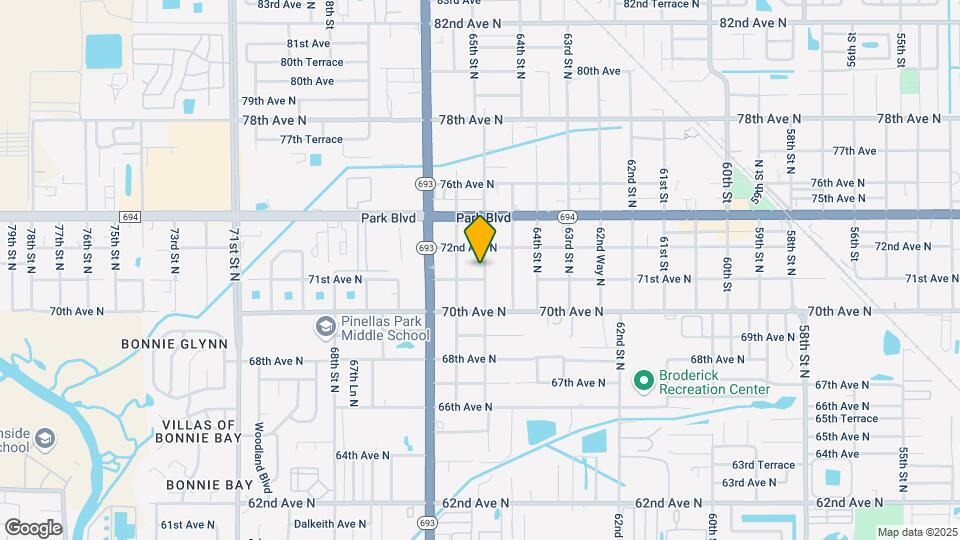 7128 65th St N Map and Location Details