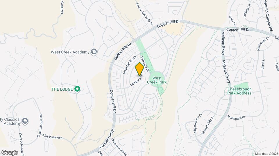 24313 La Montura Dr Map and Location Details