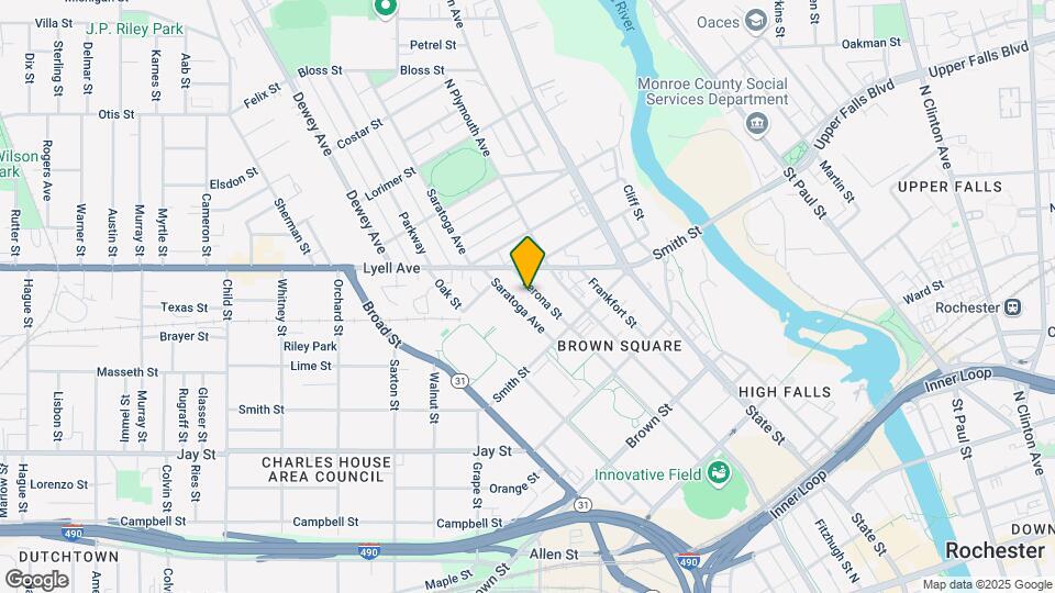 421 Verona St Map and Location Details