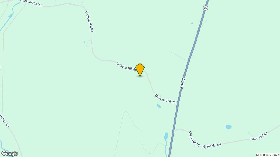 1724 Calhoun Hill Rd Map and Location Details