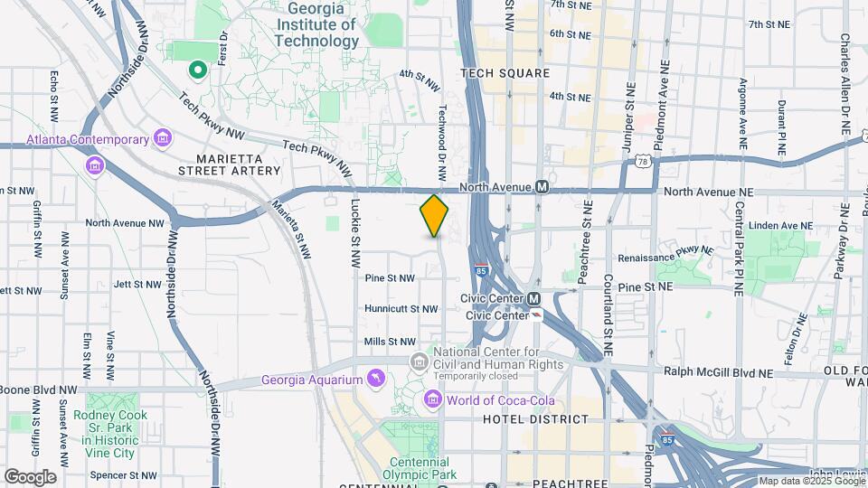 544 Centennial Olympic Park Dr NW Map and Location Details