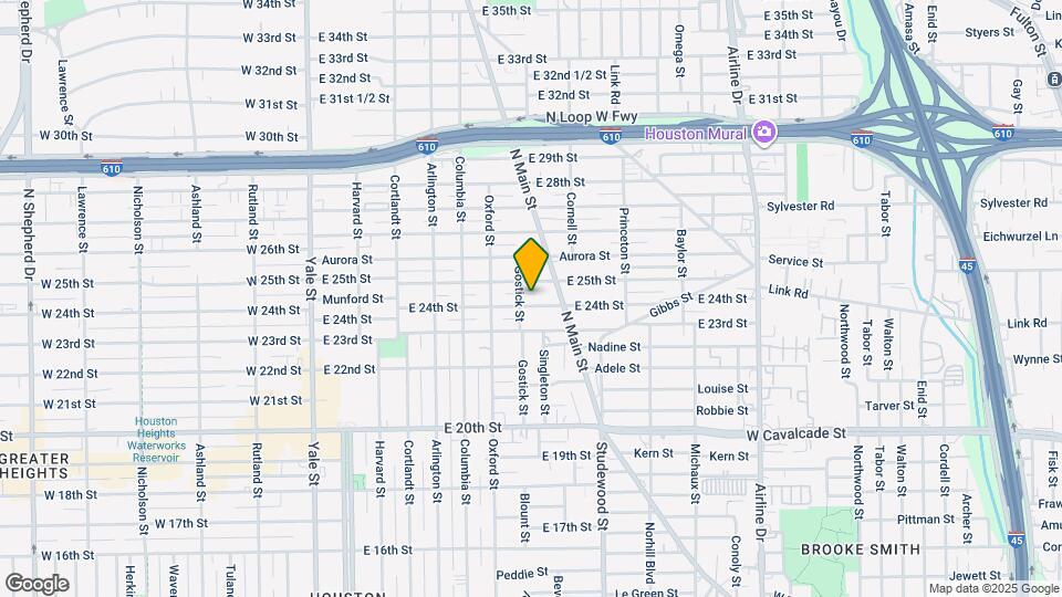 705 E 24th St Map and Location Details