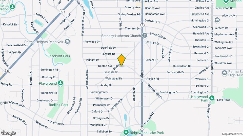 7715 Kenton Ave Map and Location Details