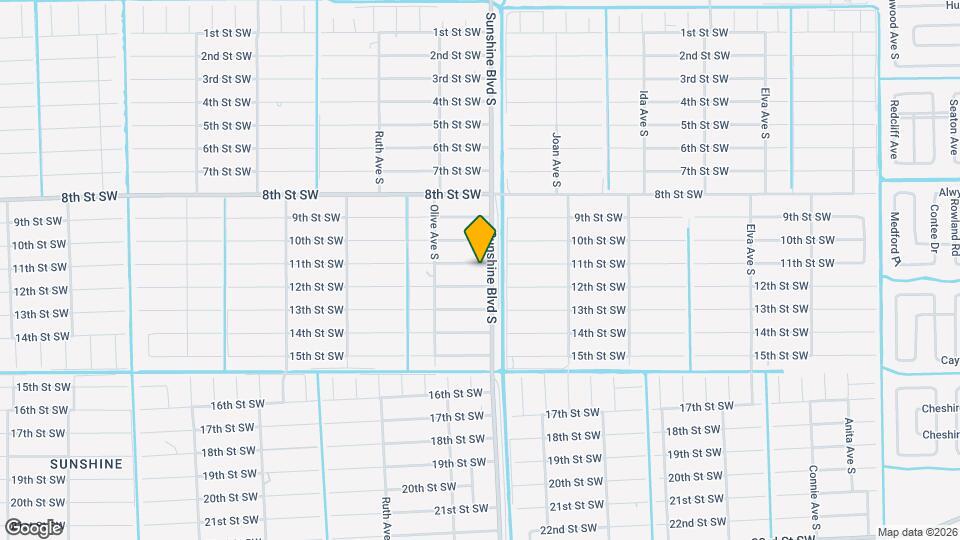 3103 11th St SW Map and Location Details