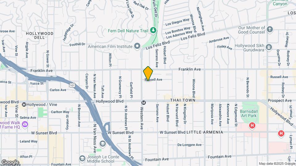 5428 Russell Ave Map and Location Details