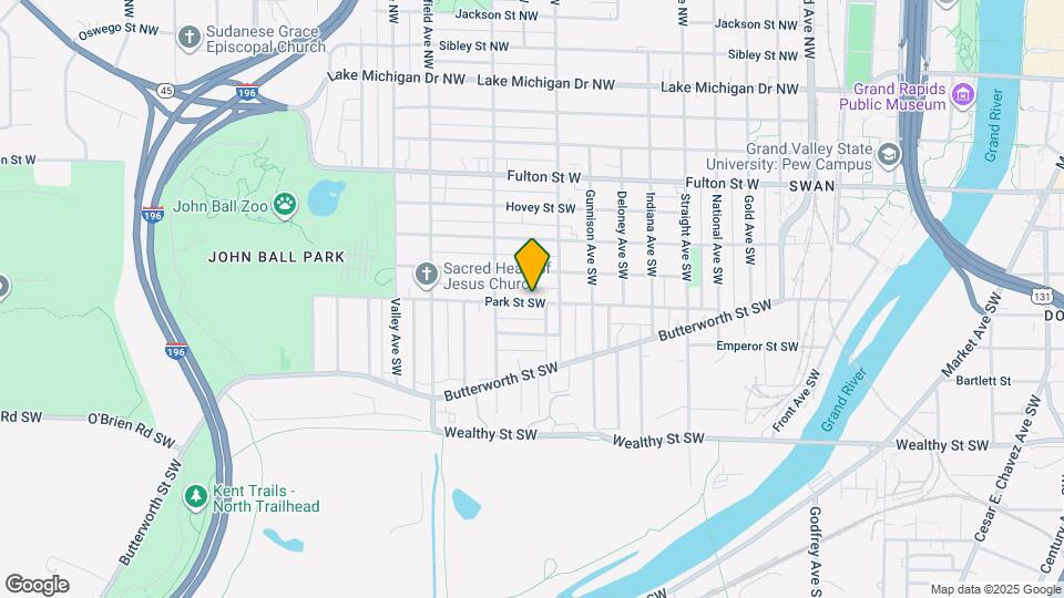 1025 Park St SW Map and Location Details