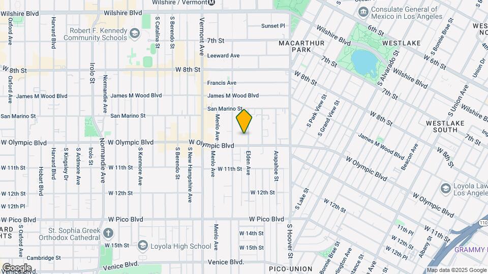 981 Elden Ave Mapa y Detalles de la Ubicación